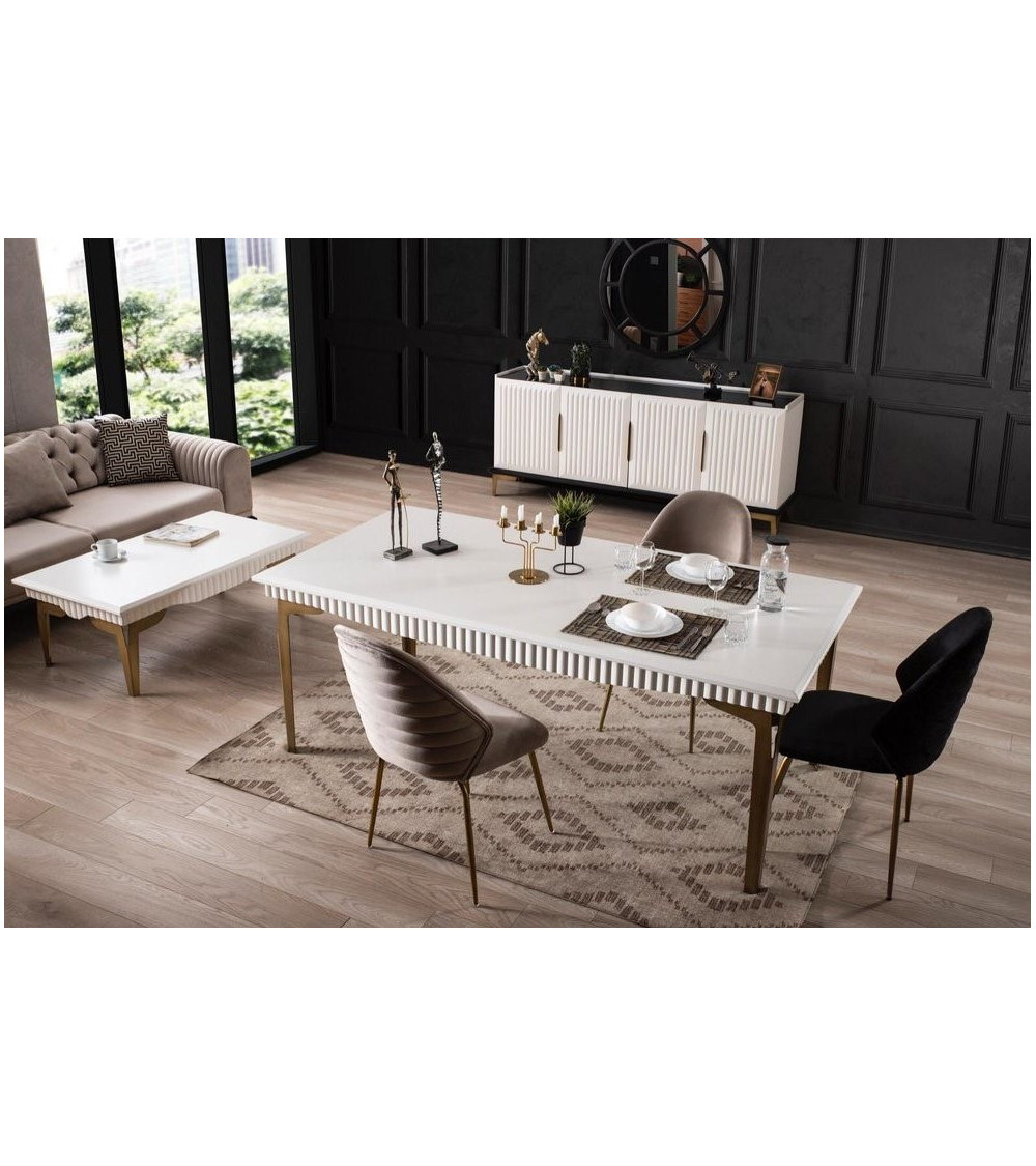 Comedor completo LAURA Gris Comedor completo LAURA Gris