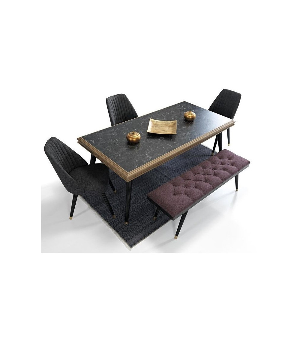 Comedor completo LAURA Gris Comedor completo LAURA Gris