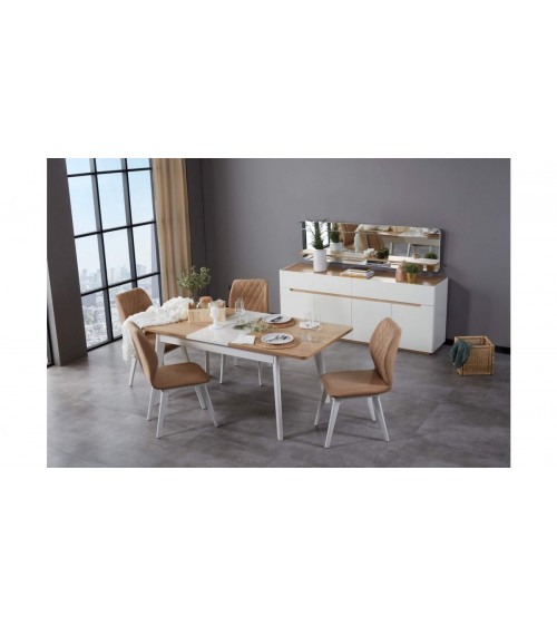 Comedor completo LAURA Gris