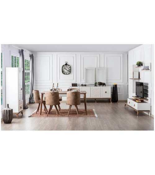 Comedor completo LAURA Gris