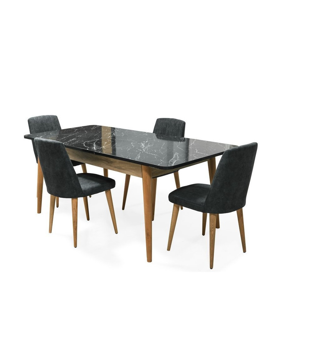 Comedor completo LAURA Gris