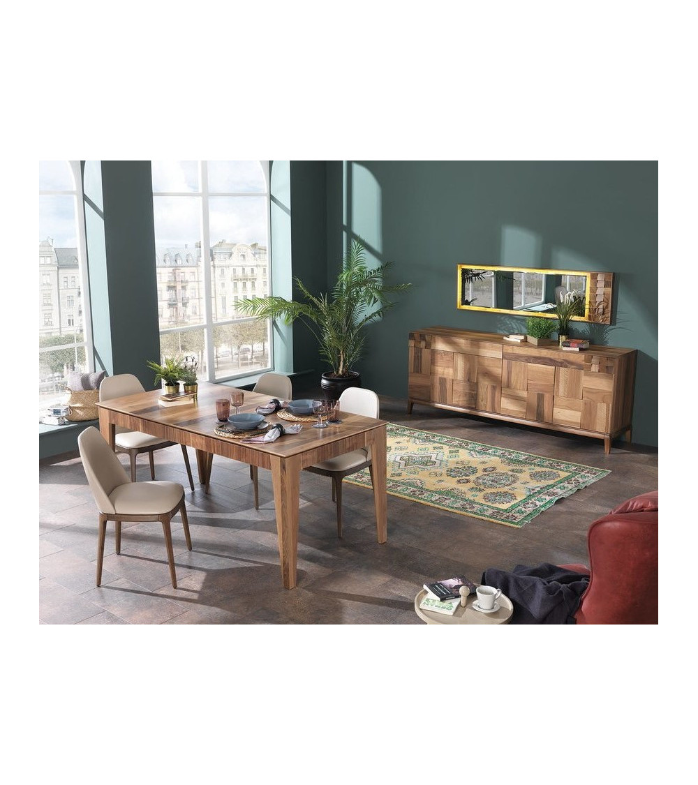 Comedor completo LAURA Gris Comedor completo LAURA Gris