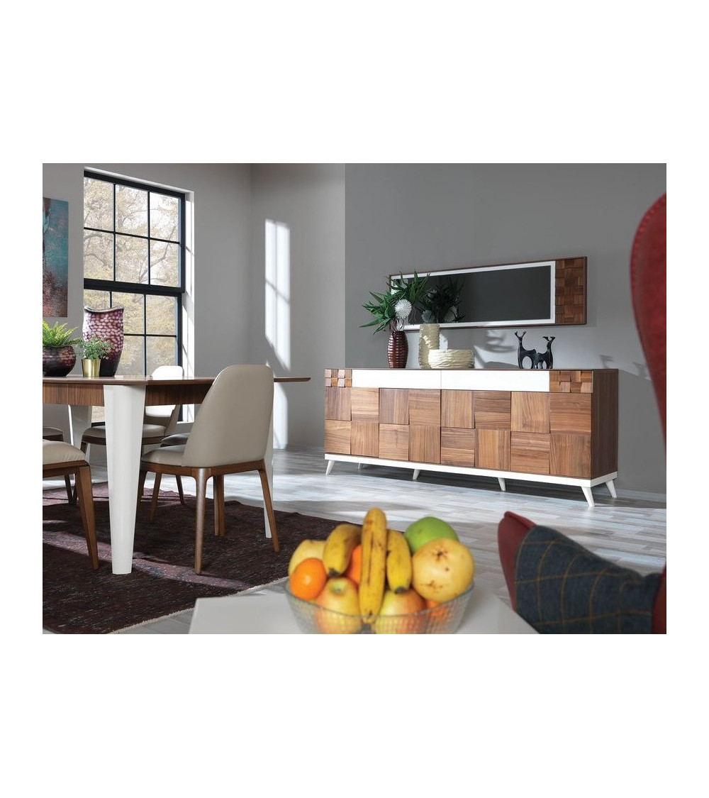 Comedor completo LAURA Gris