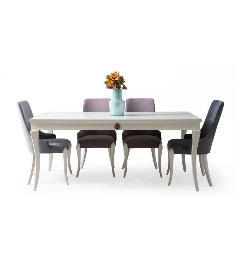 Comedor completo LAURA Gris Comedor completo LAURA Gris