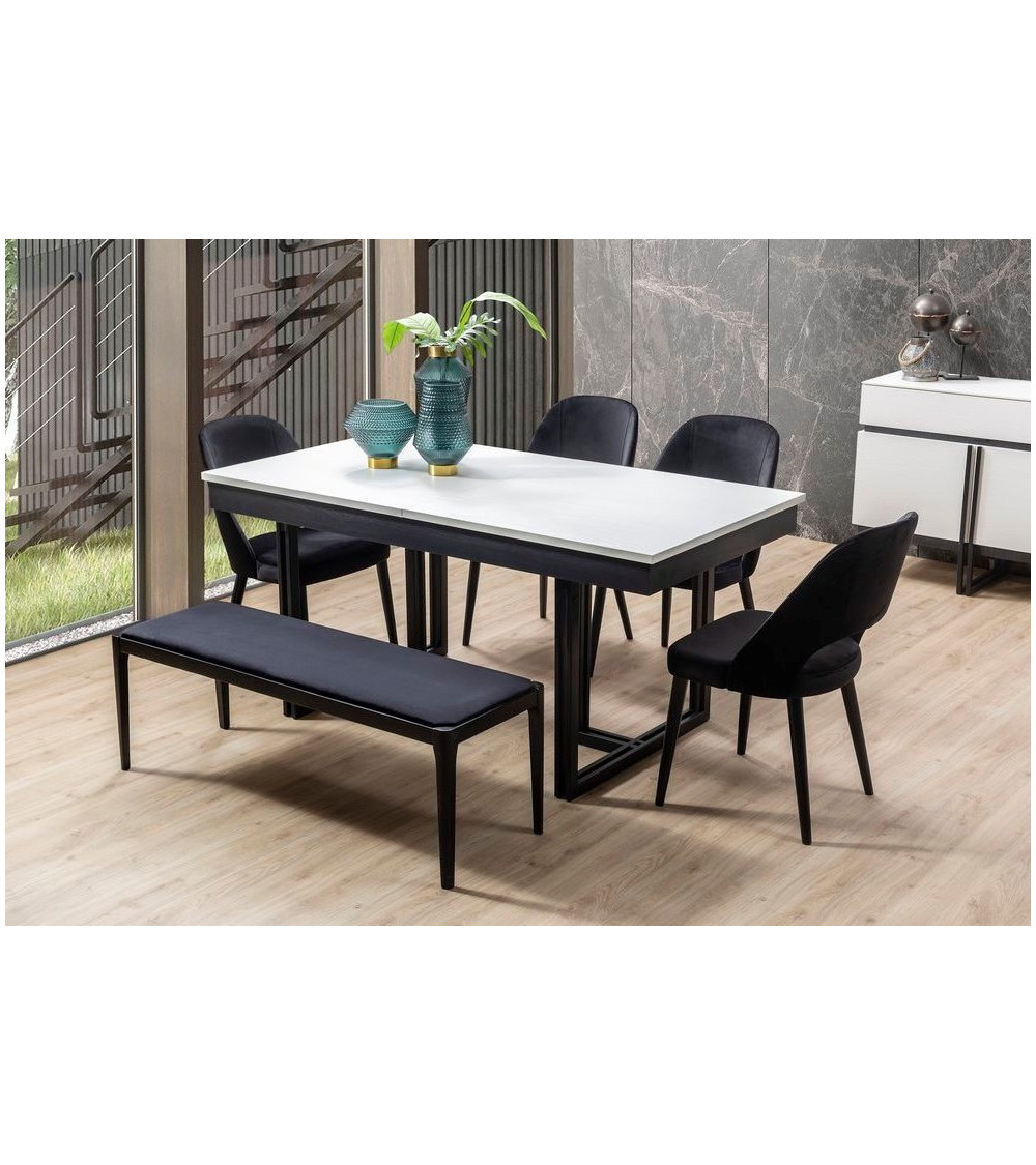 Comedor completo LAURA Gris Comedor completo LAURA Gris