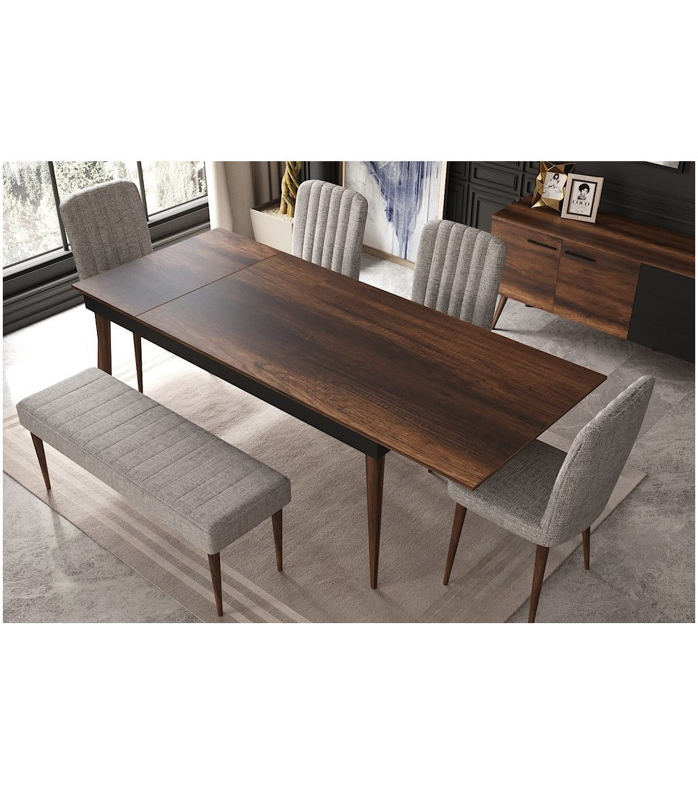 Comedor completo LAURA Gris