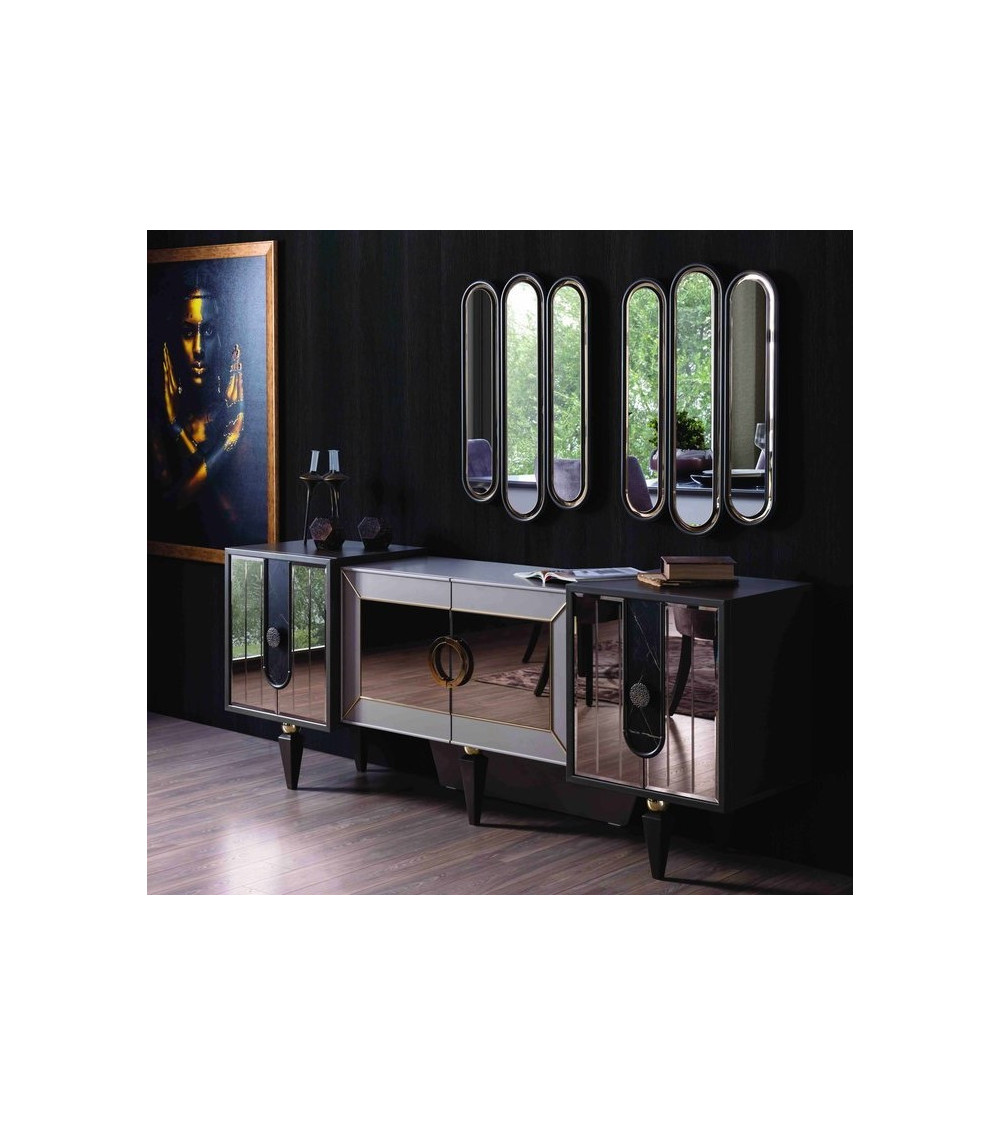 Comedor completo LAURA Gris Comedor completo LAURA Gris