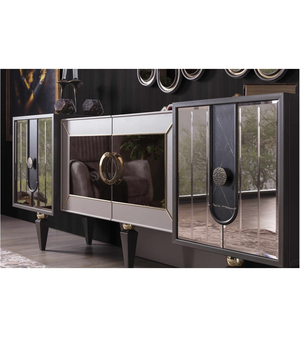 Comedor completo LAURA Gris Comedor completo LAURA Gris