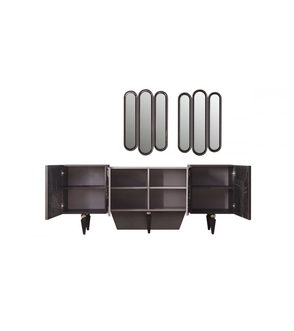 Comedor completo LAURA Gris Comedor completo LAURA Gris