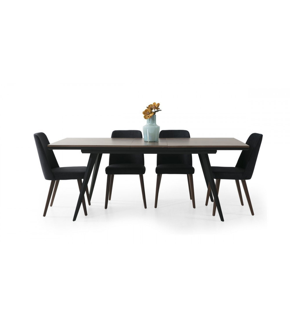 Comedor completo LAURA Gris Comedor completo LAURA Gris