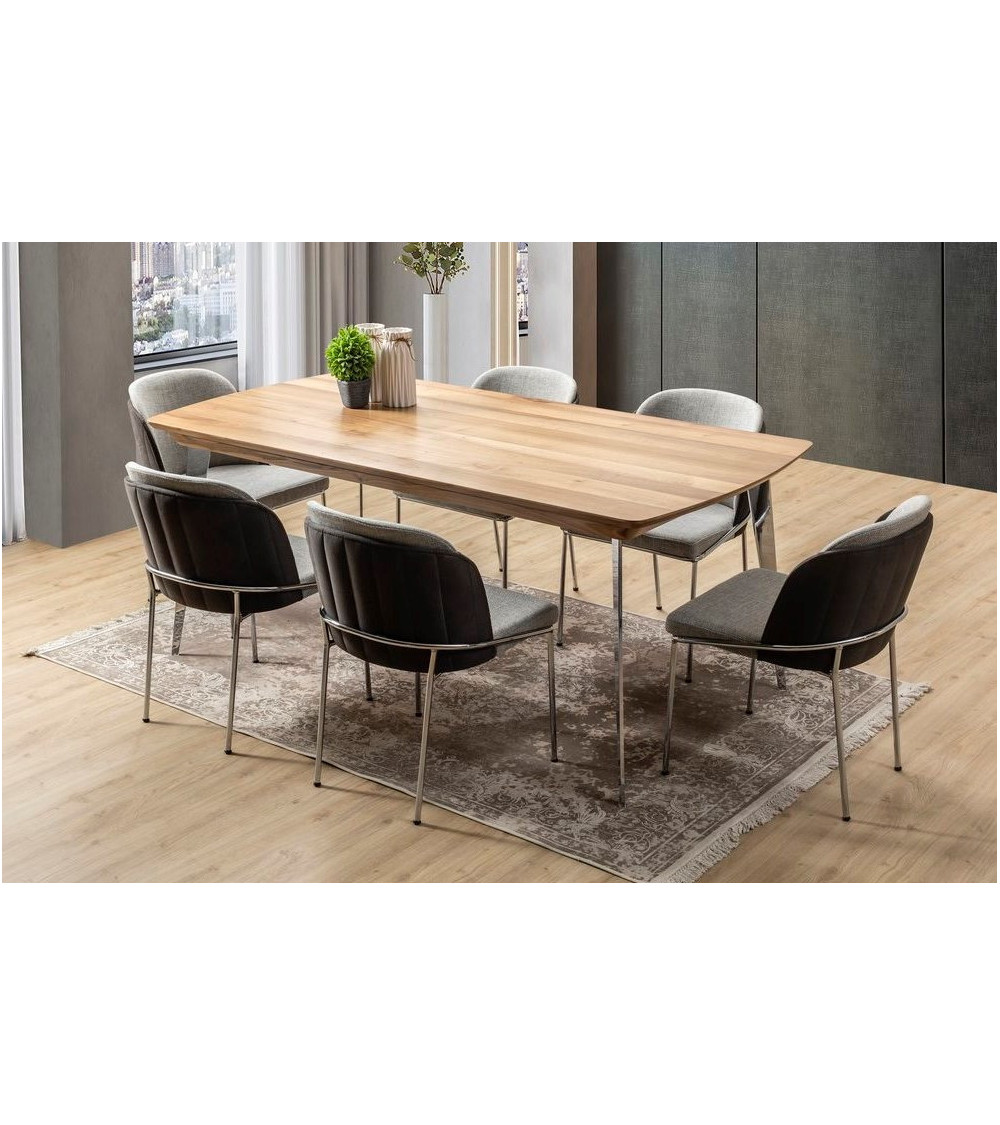 Comedor completo LAURA Gris Comedor completo LAURA Gris