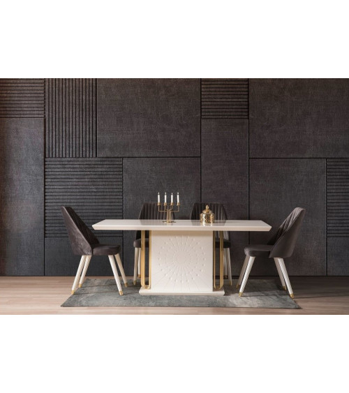 Comedor completo LAURA Gris