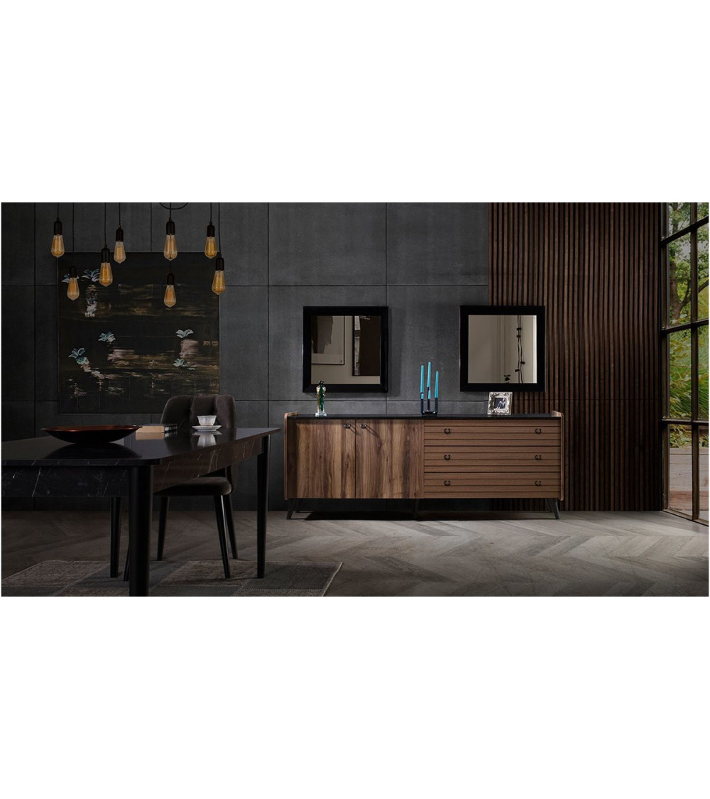 Comedor completo LAURA Gris Comedor completo LAURA Gris