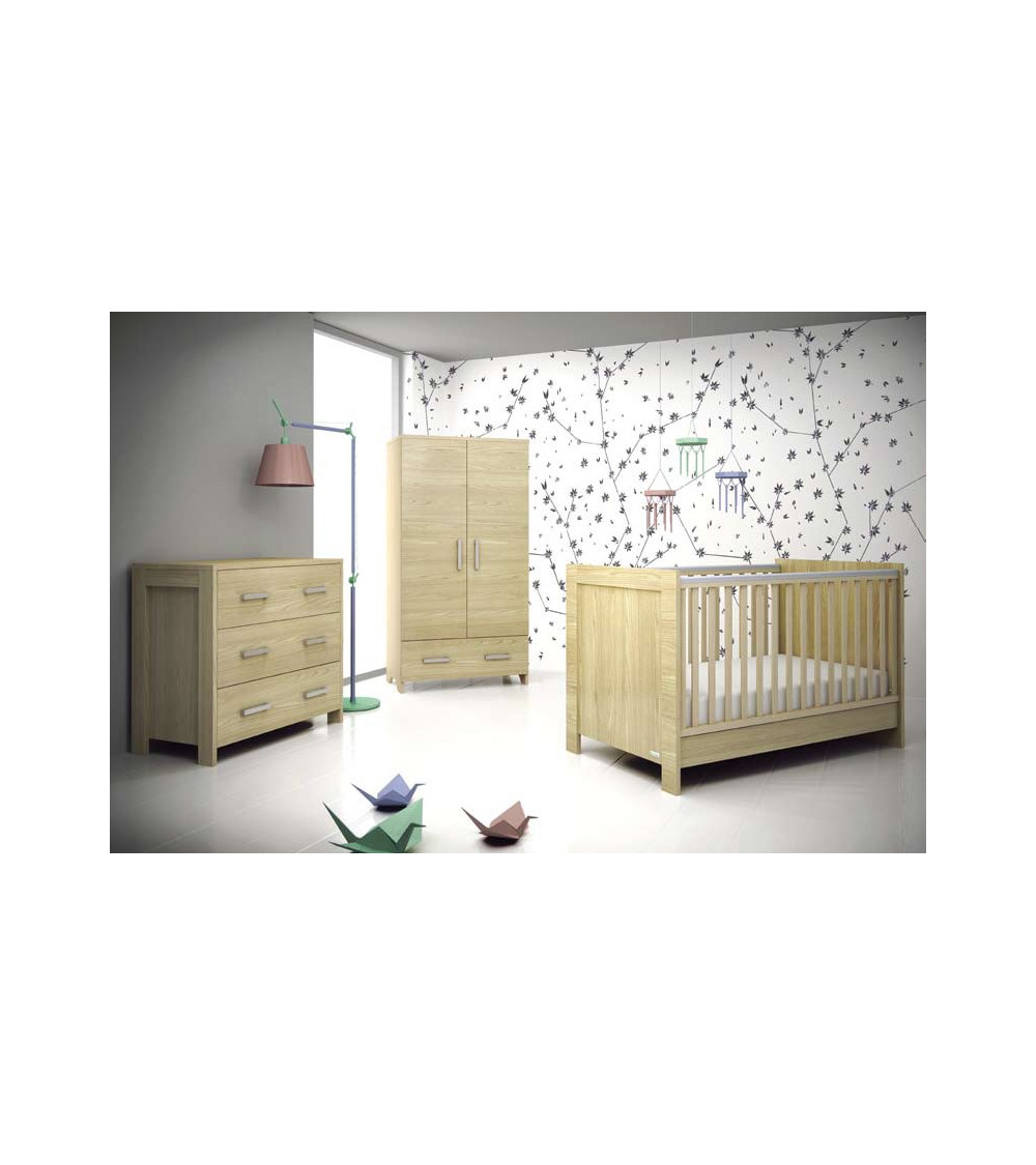 Convertible baby cot bed 70*140cm, NATURA