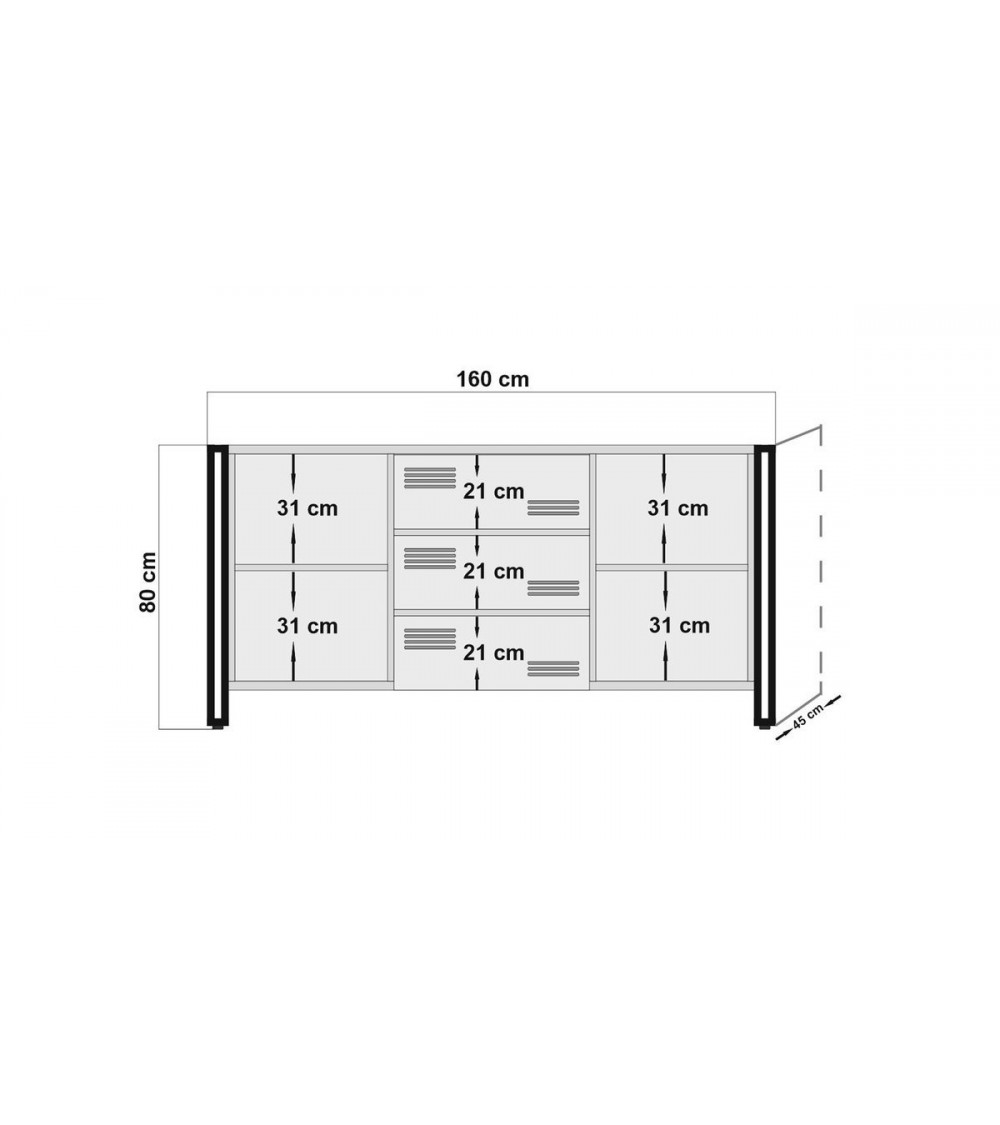 Comedor completo LAURA Gris Comedor completo LAURA Gris
