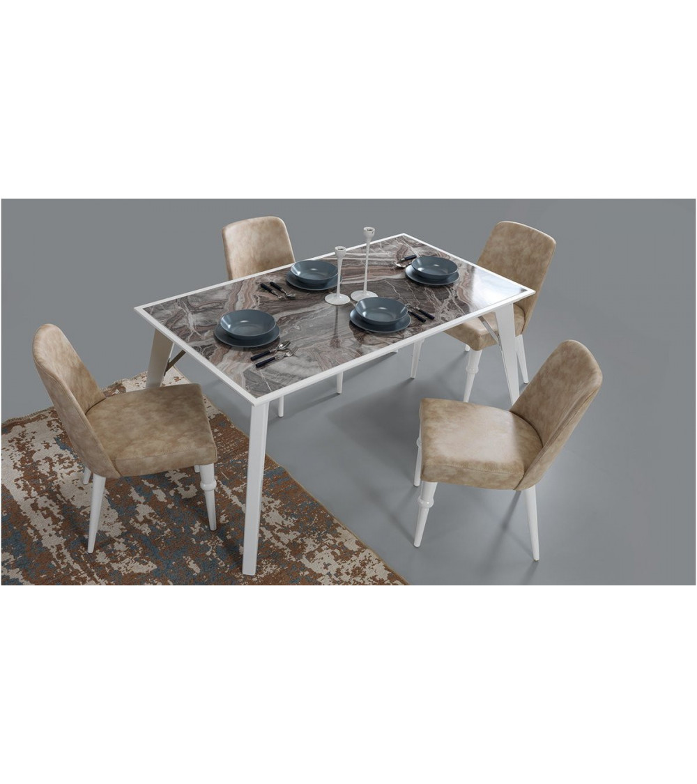 Comedor completo LAURA Gris