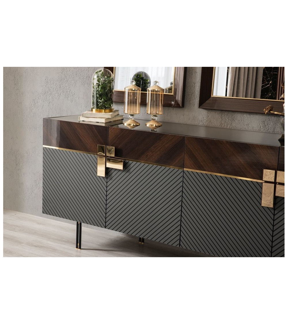 Comedor completo LAURA Gris