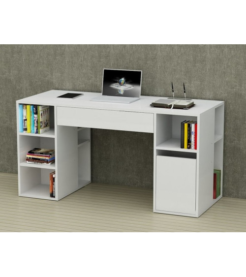 Bureau DIAMANT Blanc 145 CM