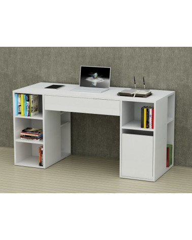 Bureau DIAMANT Blanc 145 CM