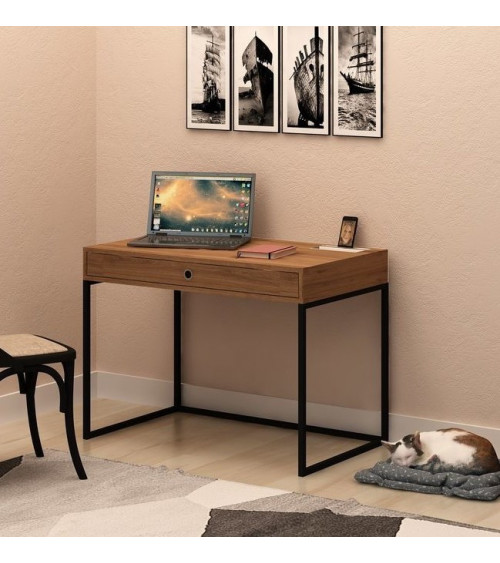 Bureaux, bureau d'étude KALENDER 90 CM Blanc - noyer