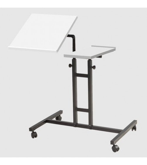 Bureau pour ordinateur portable GLEN Blanc - noir