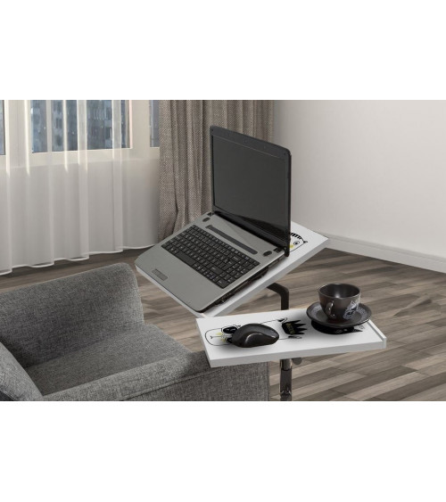 Bureau pour ordinateur portable GLEN dessin - noir