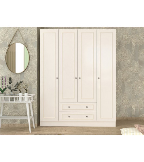 Luci d'ebano armadio rovere 206 x 210 x 64 cm