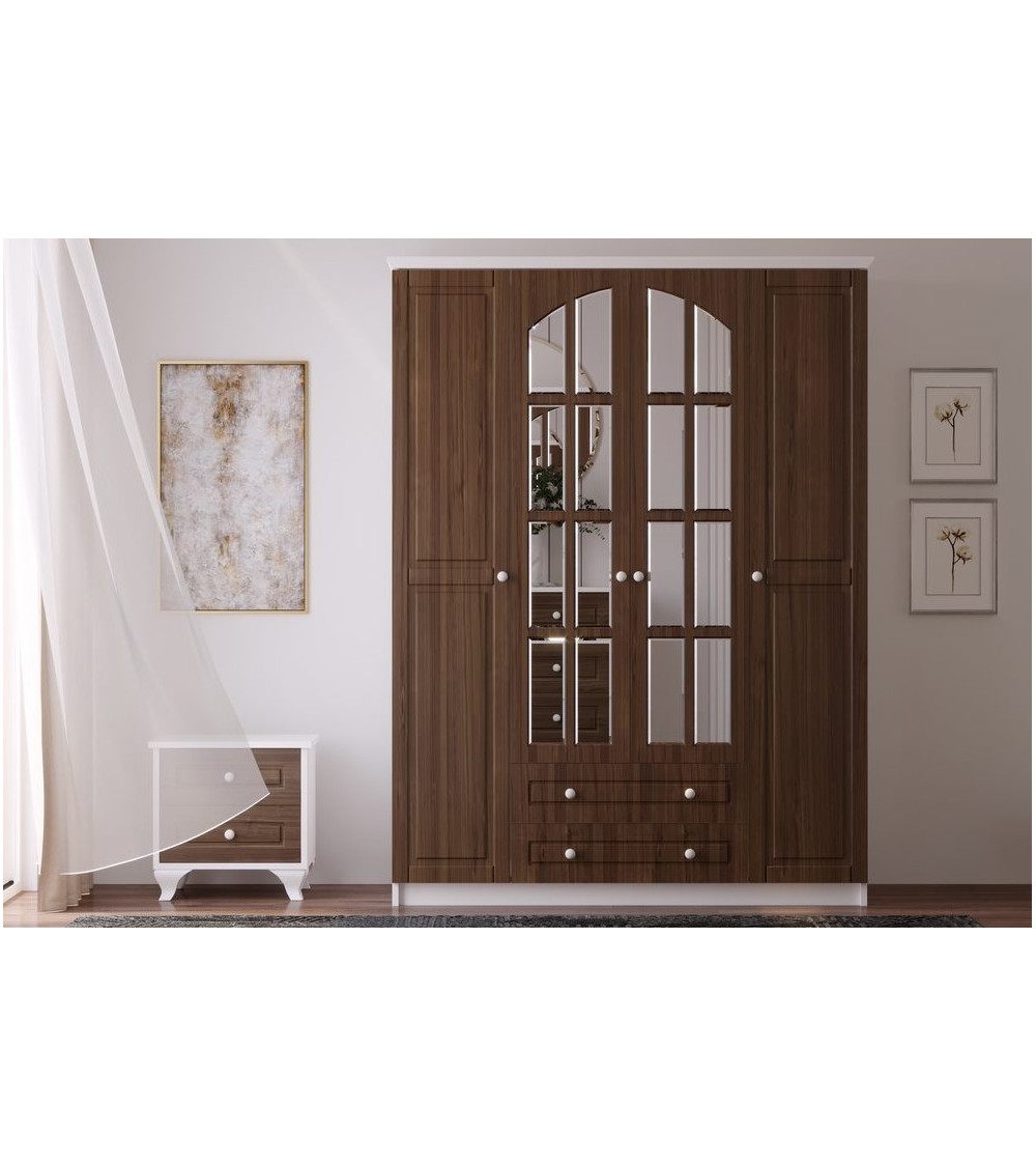 Armoire NATUR COUNTRY 140 x 52 x 184 CM