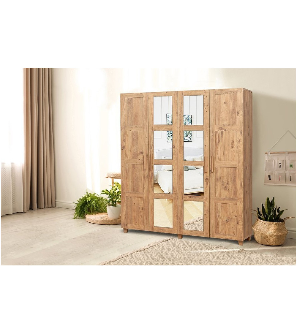 SALVIA MIROIR 160 x 48 x 189 CM gabinete, armario de almacenamiento