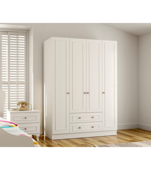 Armoire BLANCO 140 x 52 x 180 CM