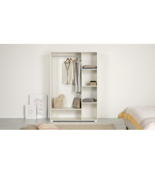 Armoire LUKE BLANC 135 x 52 x 200 CM