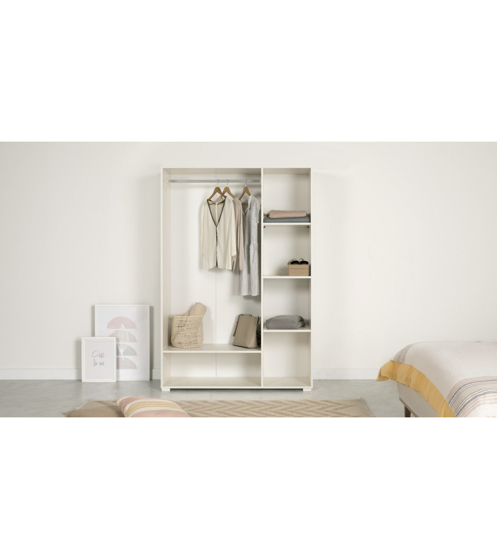 Armoire LUKE BLANC 135 x 52 x 200 CM