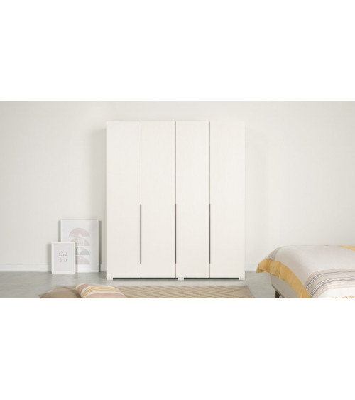 Armoire LUKE BLANC 180 x 52 x 200 CM