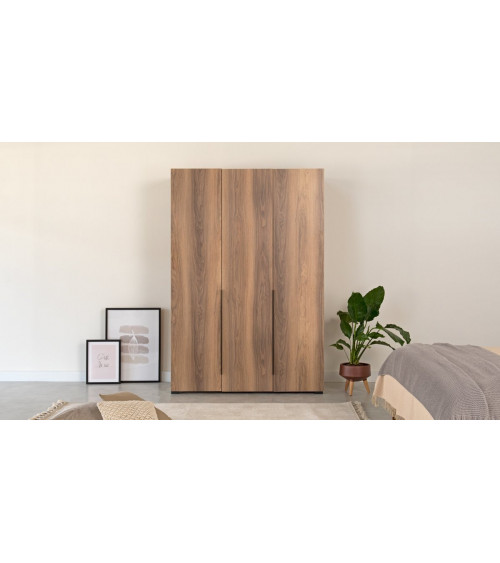 Luci d'ebano armadio rovere 206 x 210 x 64 cm