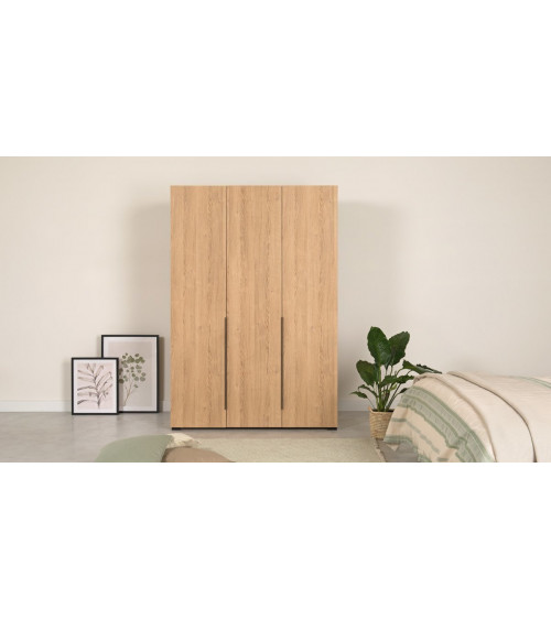 Luci d'ebano armadio rovere 206 x 210 x 64 cm