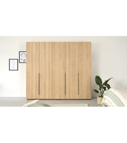Armoire LUKE CHÊNE 225 x 52 x 200 CM