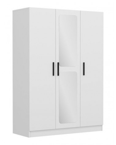 Armoire KALE BLANC MIROIR 135 x 52 x 190 CM