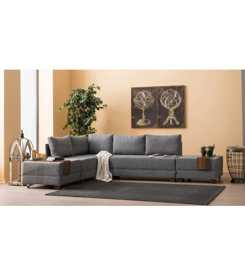 Canapé d'angle reversible convertible Fly 280 x 210 CM