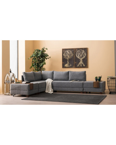 Canapé d'angle reversible convertible Fly 280 x 210 CM