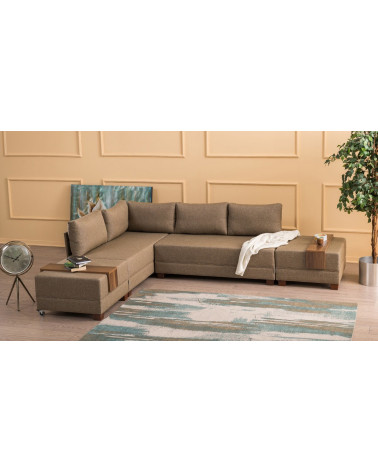 Canapé d'angle reversible convertible Fly 280 x 210 CM