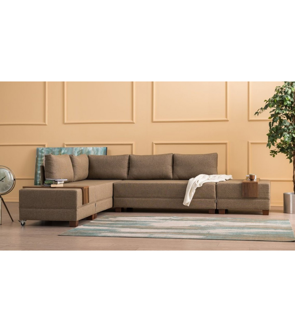Canapé d'angle reversible convertible Fly 280 x 210 CM