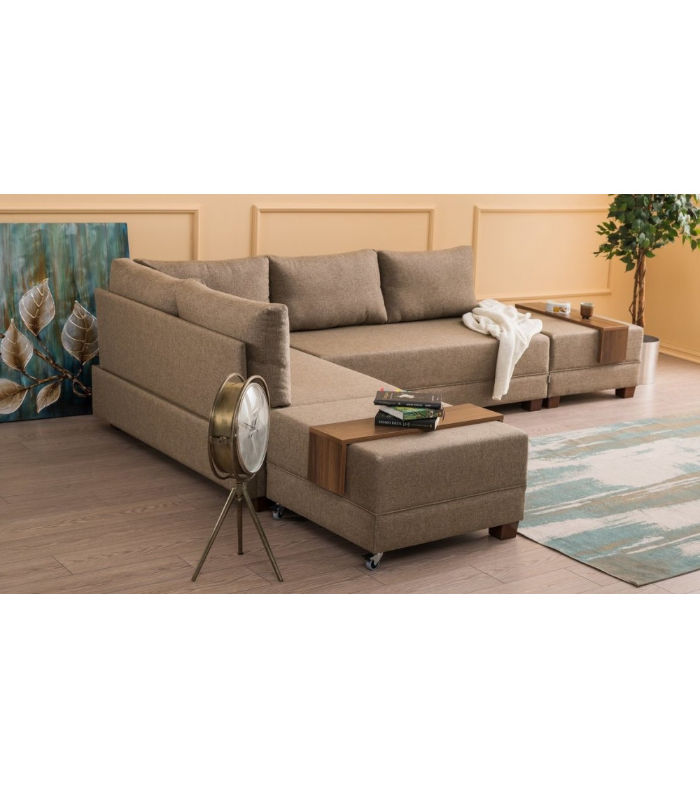 Canapé d'angle reversible convertible Fly 280 x 210 CM