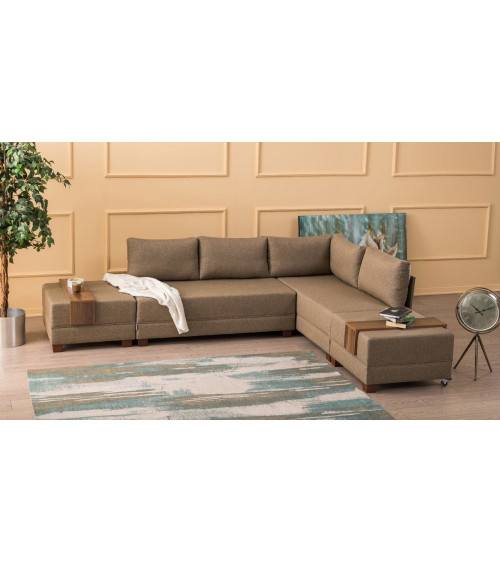 Canapé d'angle reversible convertible Fly 280 x 210 CM
