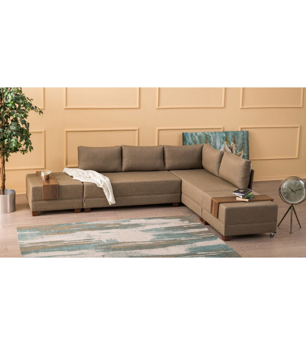 Canapé d'angle reversible convertible Fly 280 x 210 CM