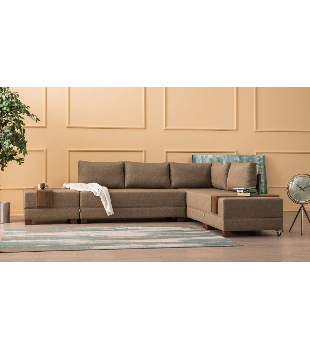 Canapé d'angle reversible convertible Fly 280 x 210 CM