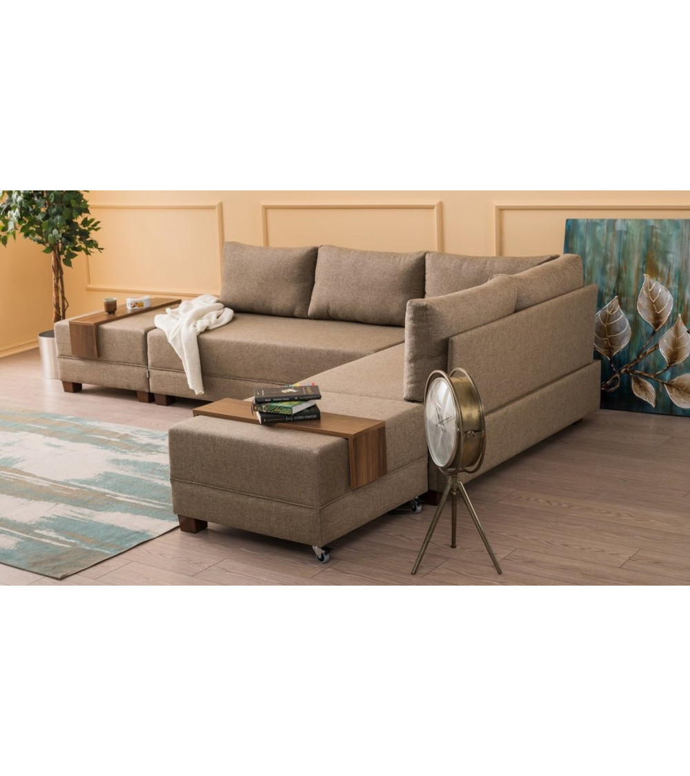 Canapé d'angle reversible convertible Fly 280 x 210 CM