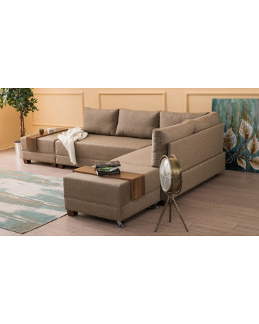 Canapé d'angle reversible convertible Fly 280 x 210 CM