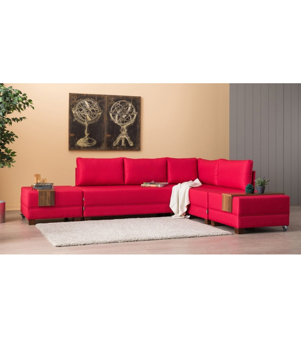Canapé d'angle reversible convertible Fly 280 x 210 CM