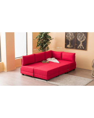 Canapé d'angle reversible convertible Fly 280 x 210 CM