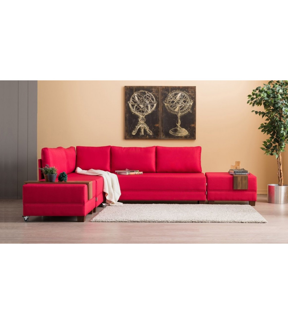 Canapé d'angle reversible convertible Fly 280 x 210 CM